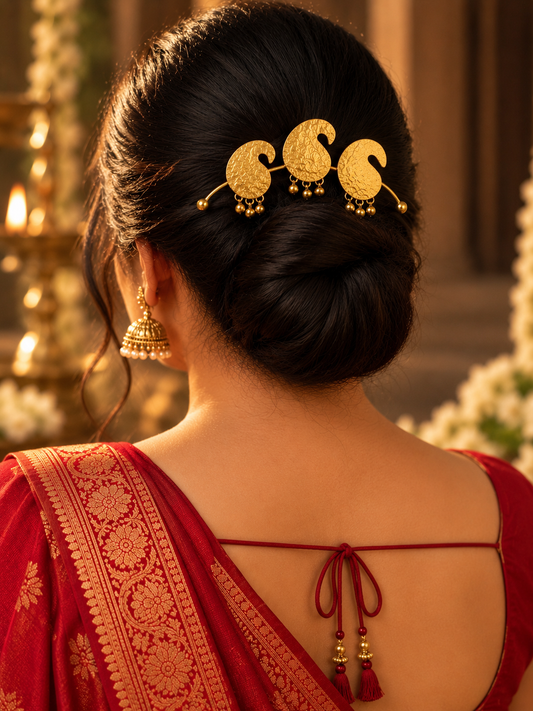 Kolka Brass Hair Accessory