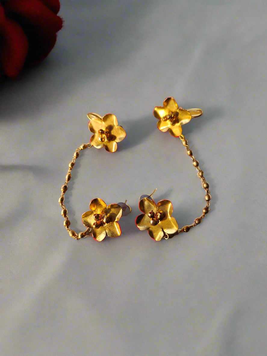 bangaliana-chained-brass-earcuff-earrings