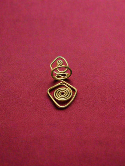 spiral-snake-statement-brass-ring