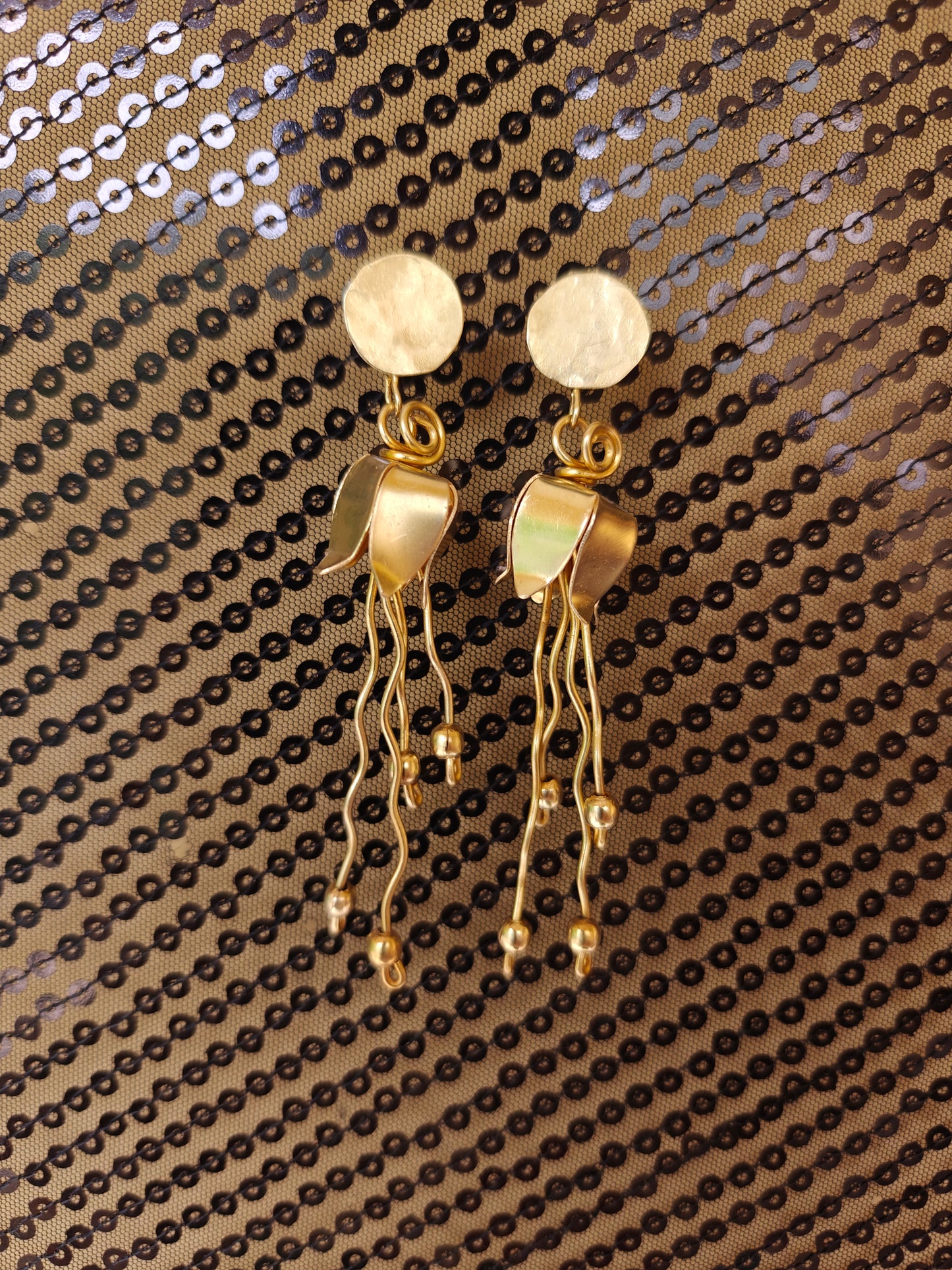 Jhumkolata Brass Dangler Earrings