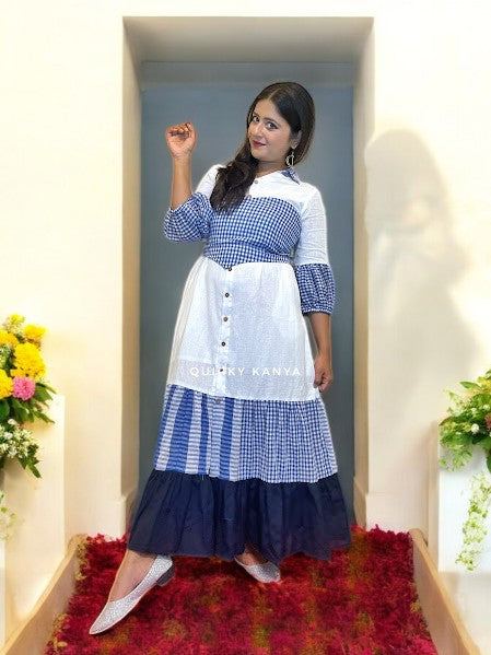 kaiya-gamchha-corset-cotton-tiered-long-dress