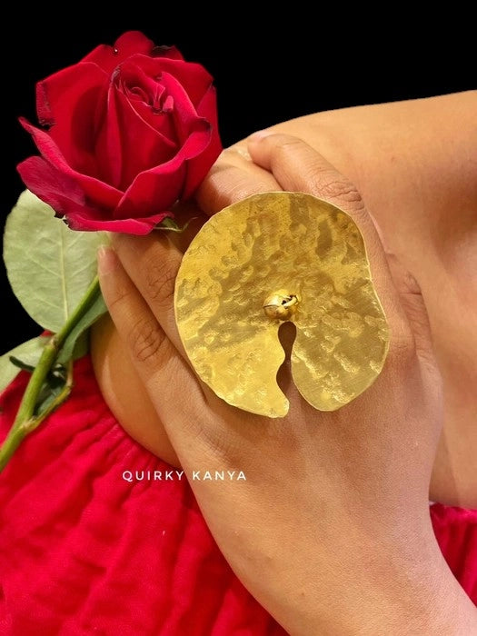 lotus-leaf-brass-ring