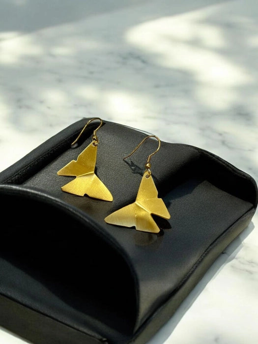 origami-butterfly-brass-earrings