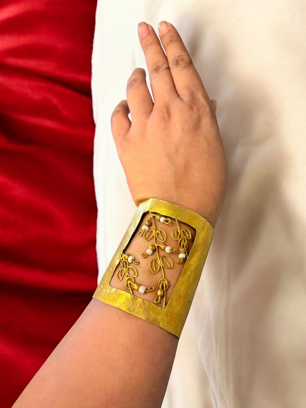 flower-garden-brass-cuff-bracelet