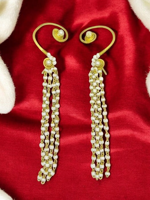 pearl-waterfall-brass-earcuffs