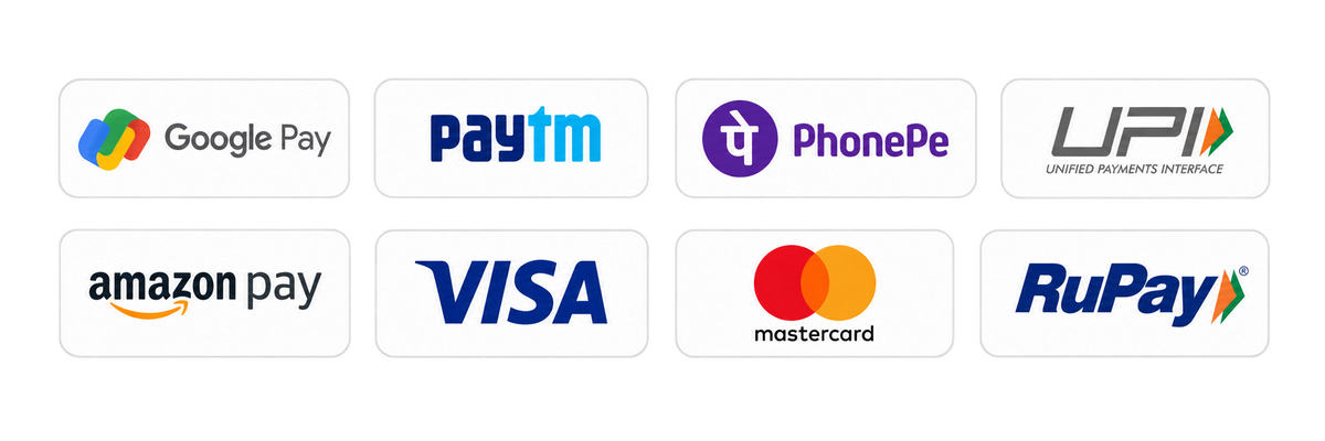 Accepted payment methods