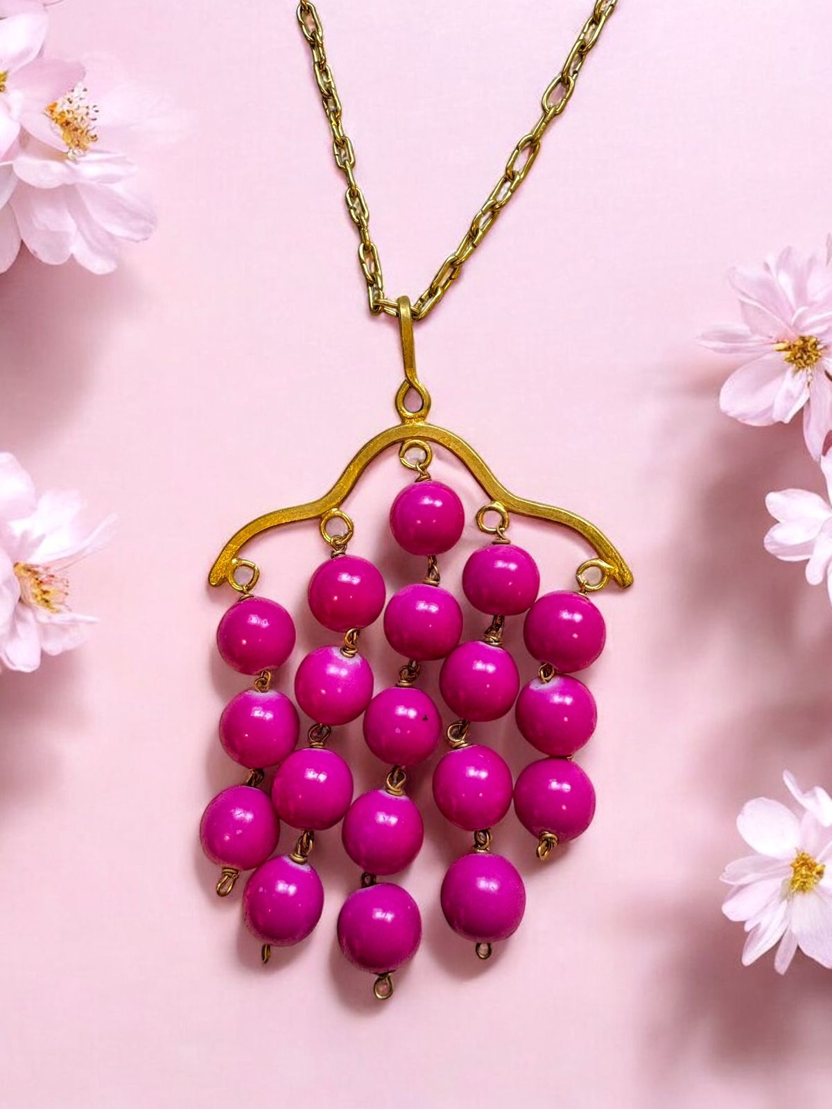 pink-berries-pendant-brass-necklace