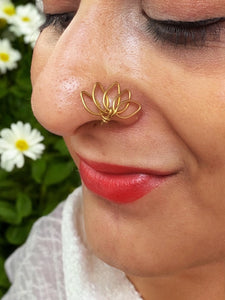 Petals Brass Nosepin (Piercing)