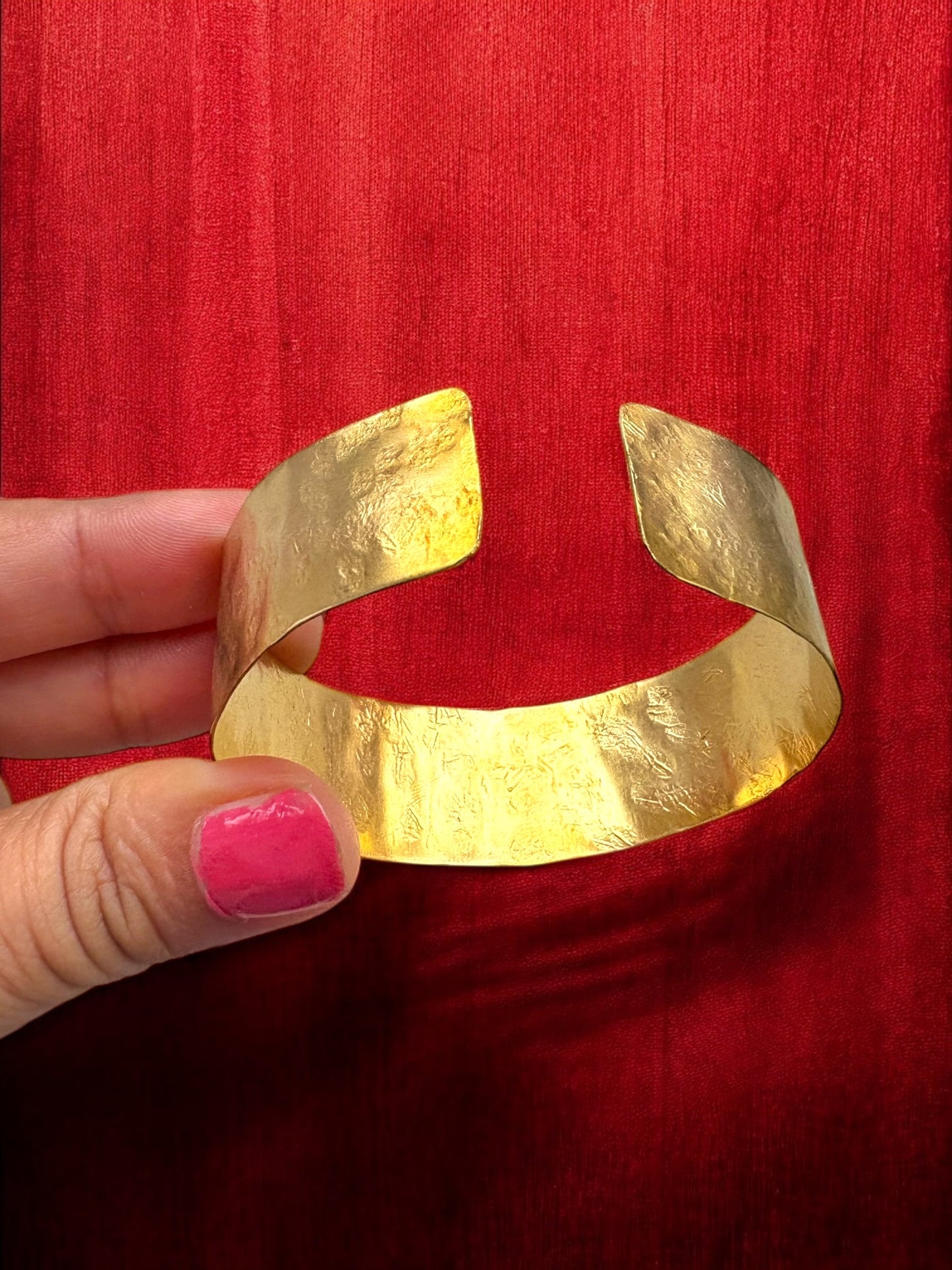 Minimalist Band Brass Bracelet