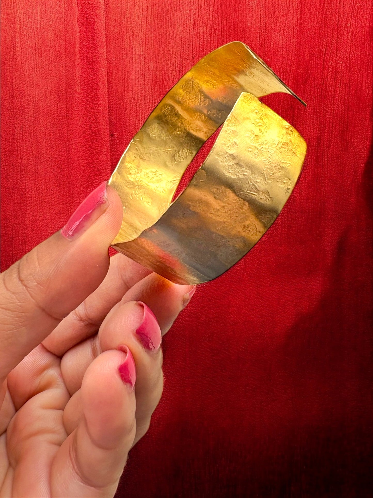 Minimalist Band Brass Bracelet