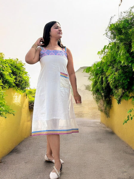 Pari Kerala Cotton A-line Dress