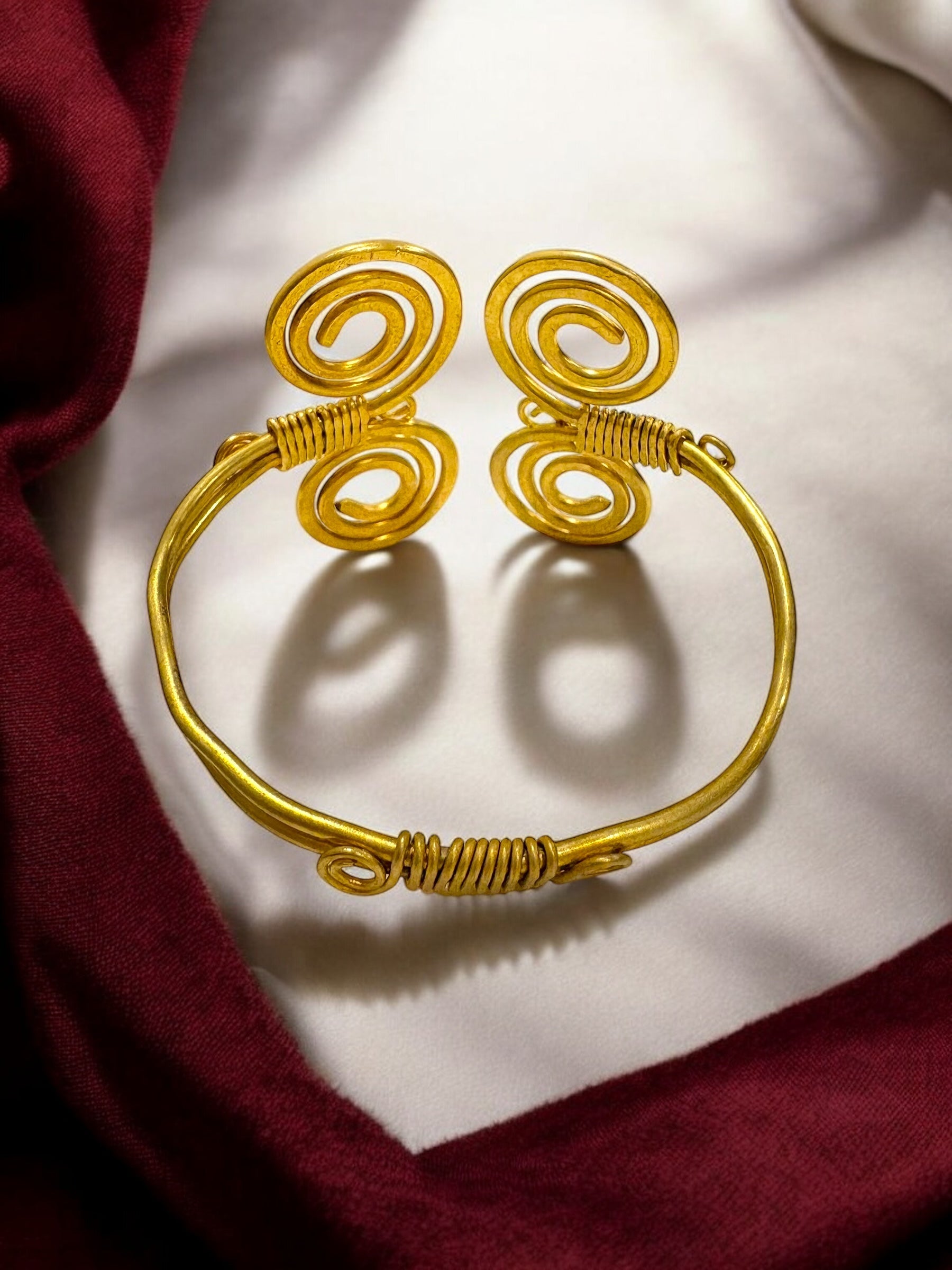 double-circle-brass-bracelet
