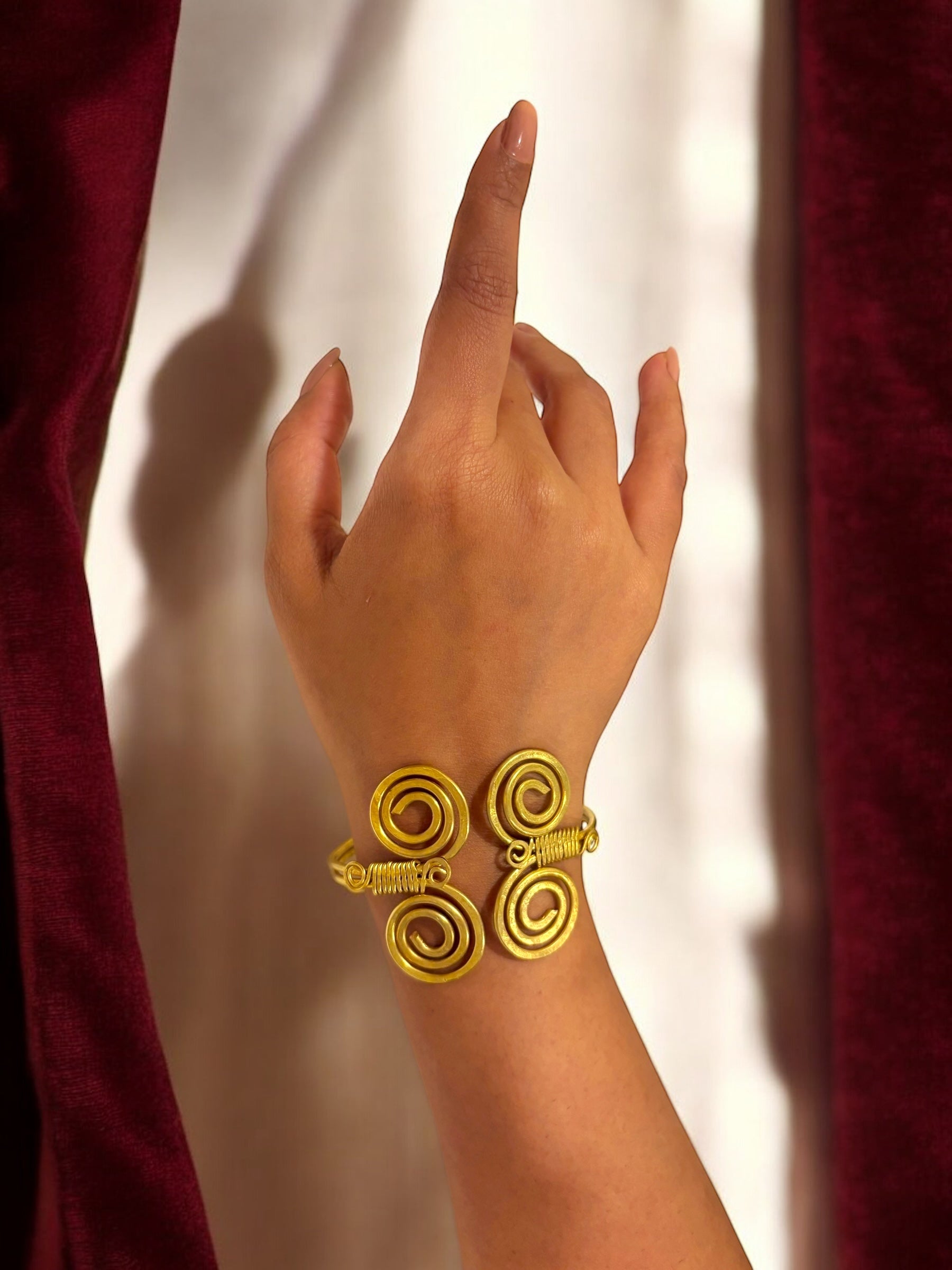 double-circle-brass-bracelet