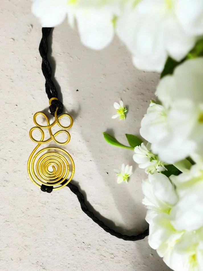Special Handmade Brass Rakhi