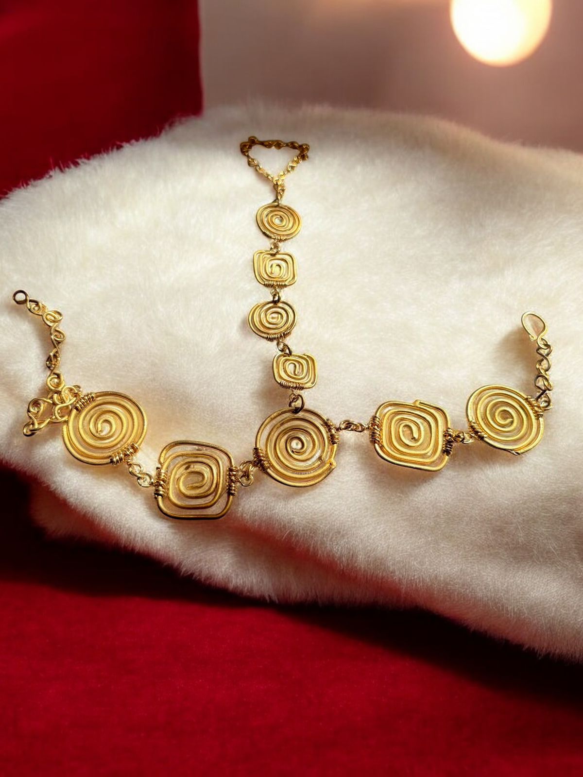 spiral-charms-brass-anklets