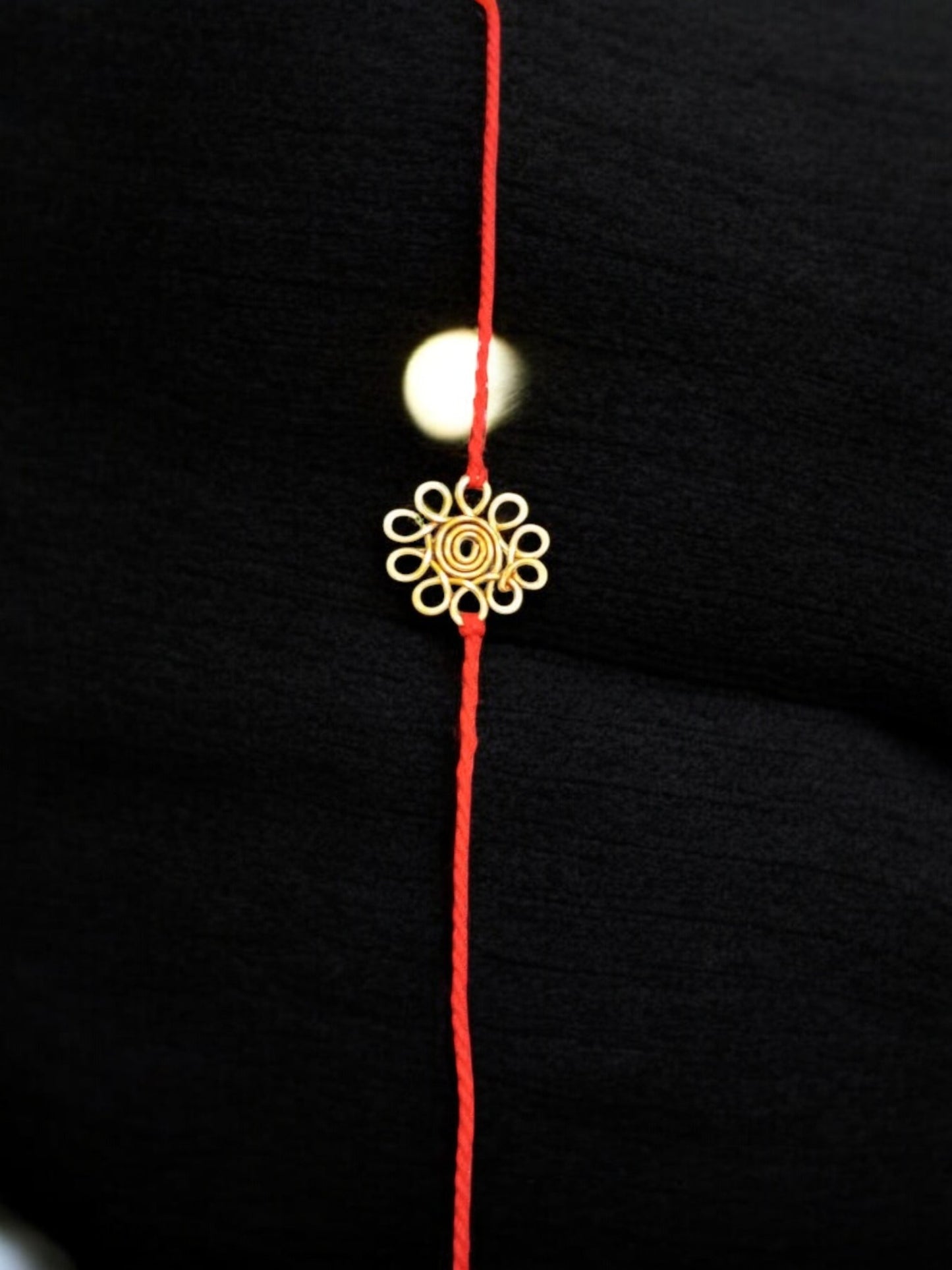 spiral-flower-brass-anklet-red