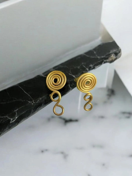 spiral-infinity-brass-stud-earrings