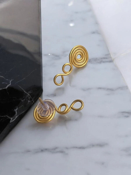 spiral-infinity-brass-stud-earrings