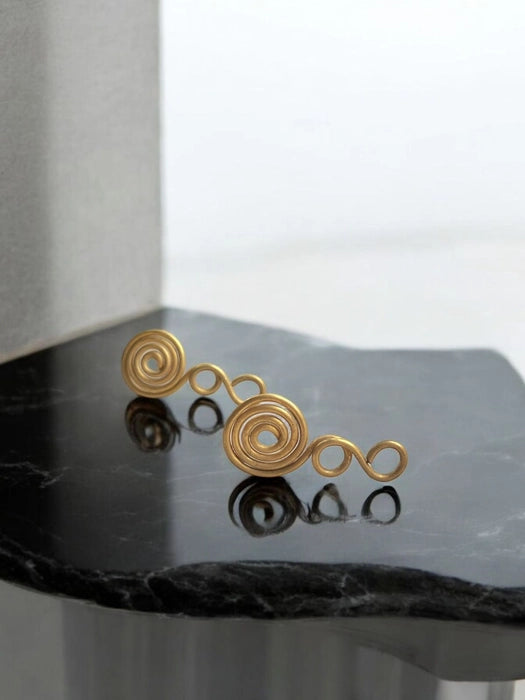 spiral-infinity-brass-stud-earrings