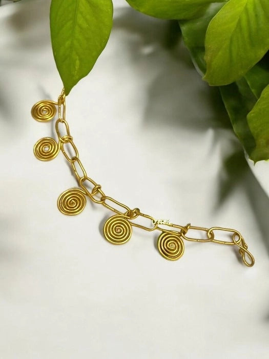 spiral-charms-brass-bracelet