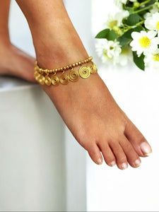 spiral-beaded-brass-anklet