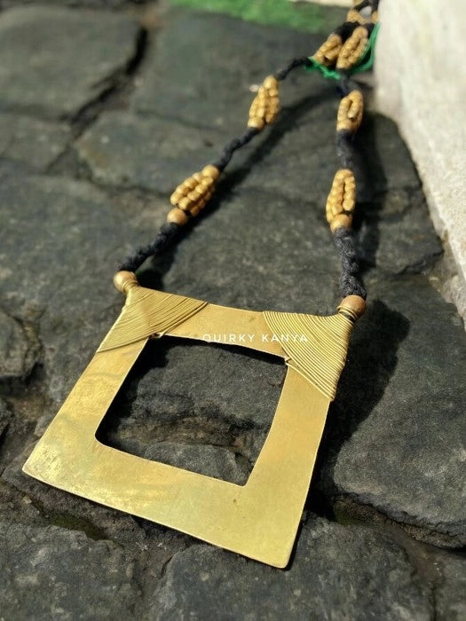 square-brass-beads-necklace