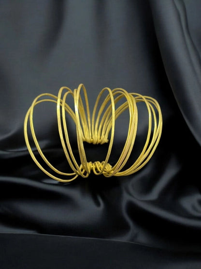 Threads of Destiny Brass Bracelet