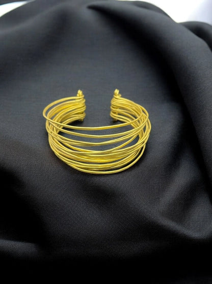 Threads of Destiny Brass Bracelet