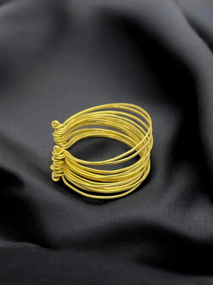 Threads of Destiny Brass Bracelet