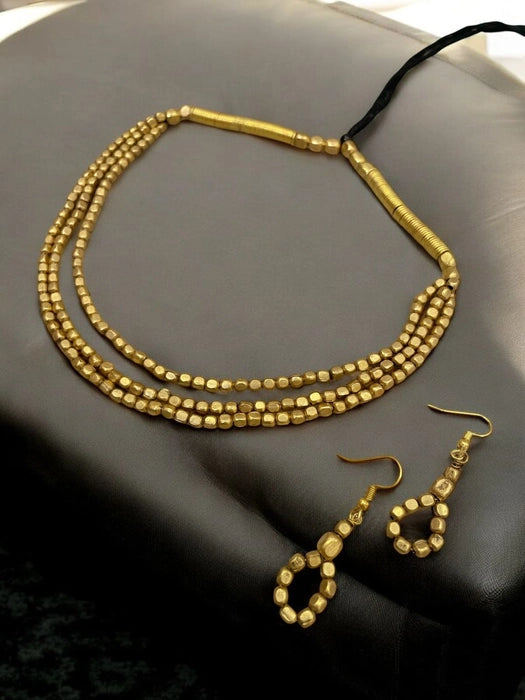 three-layered-beaded-brass-long-necklace