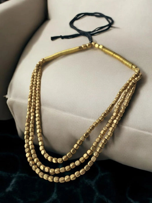 three-layered-beaded-brass-long-necklace