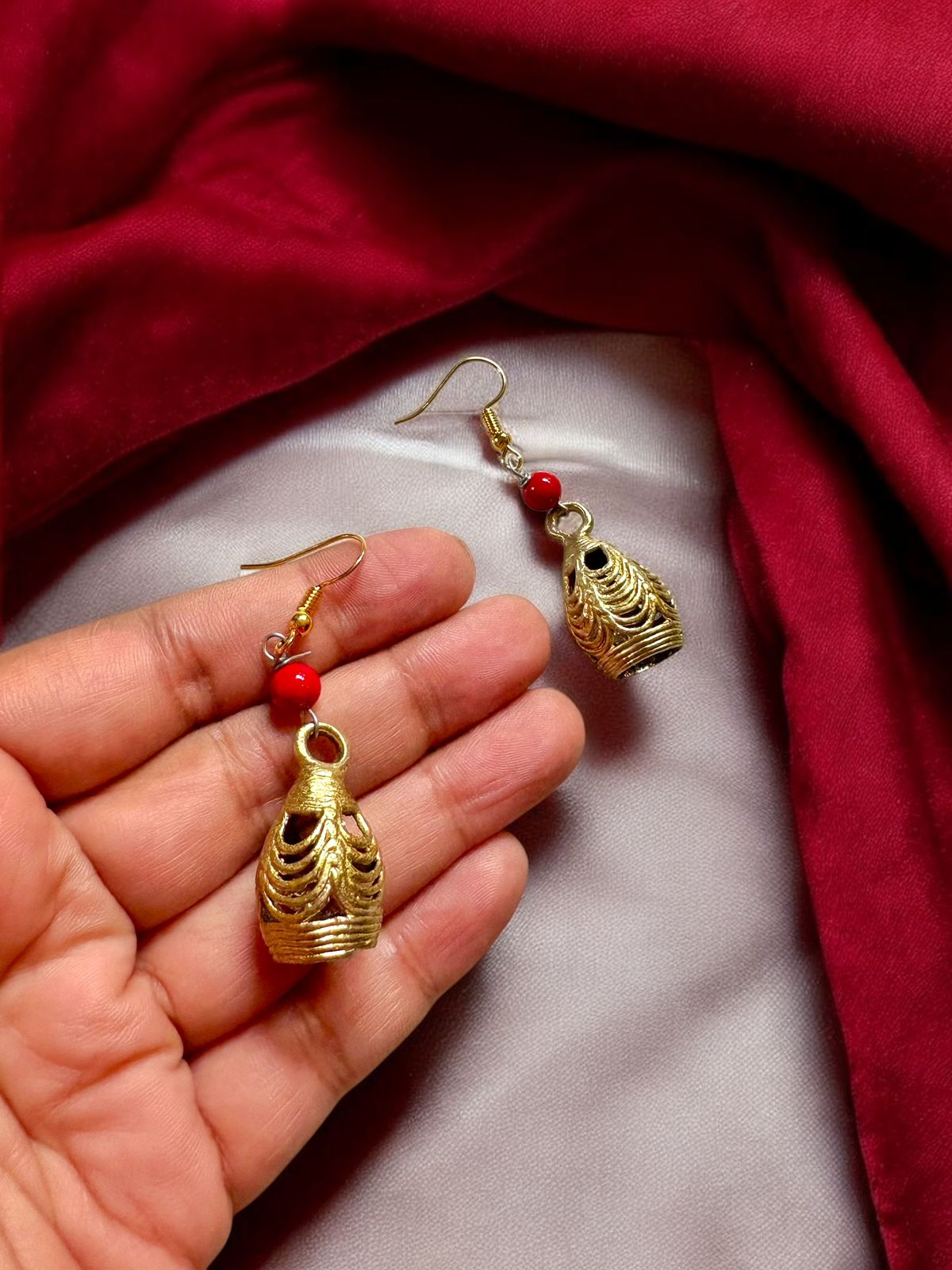 dokra-thimble-brass-earrings