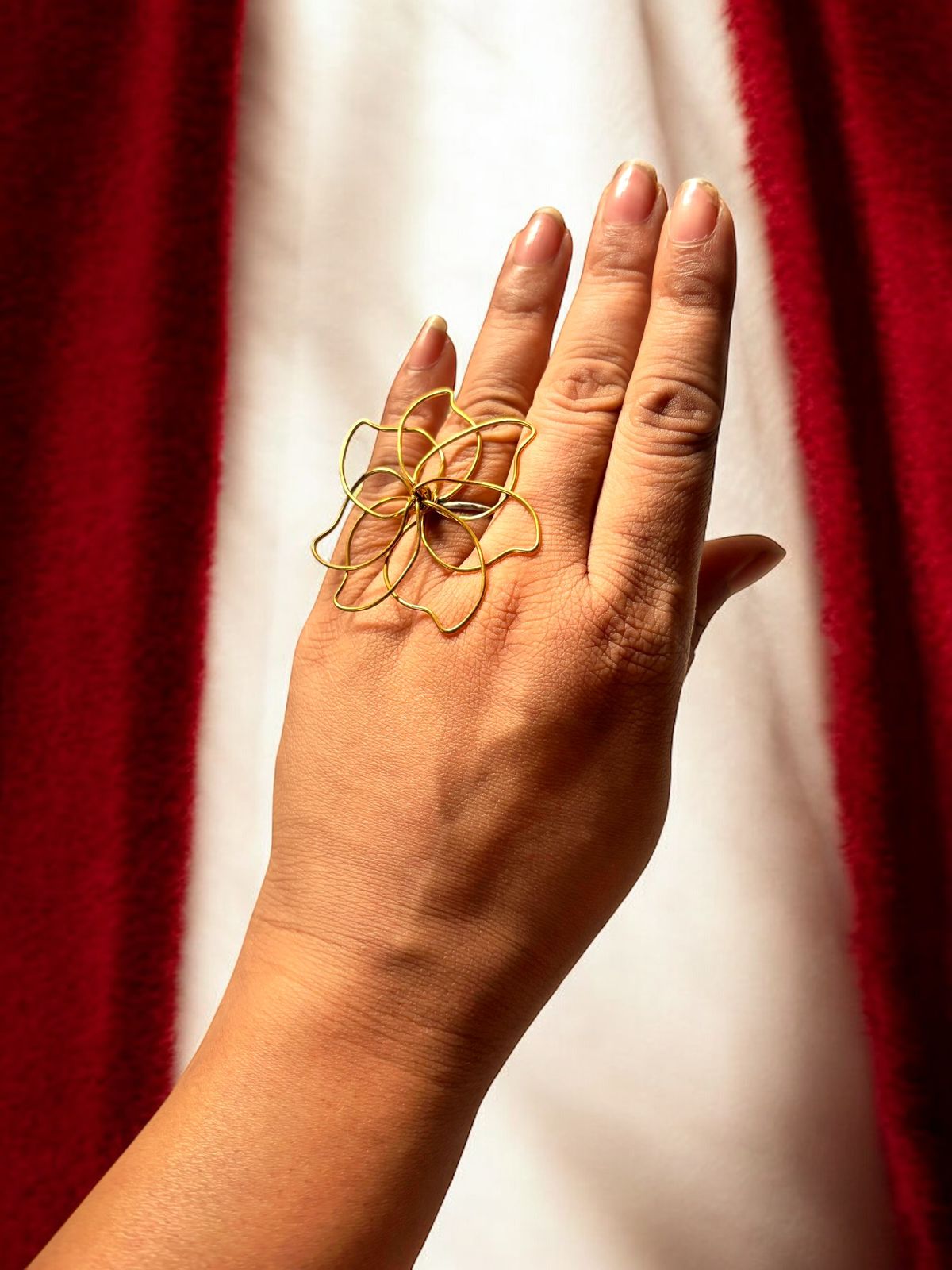 charki-flower-brass-ring