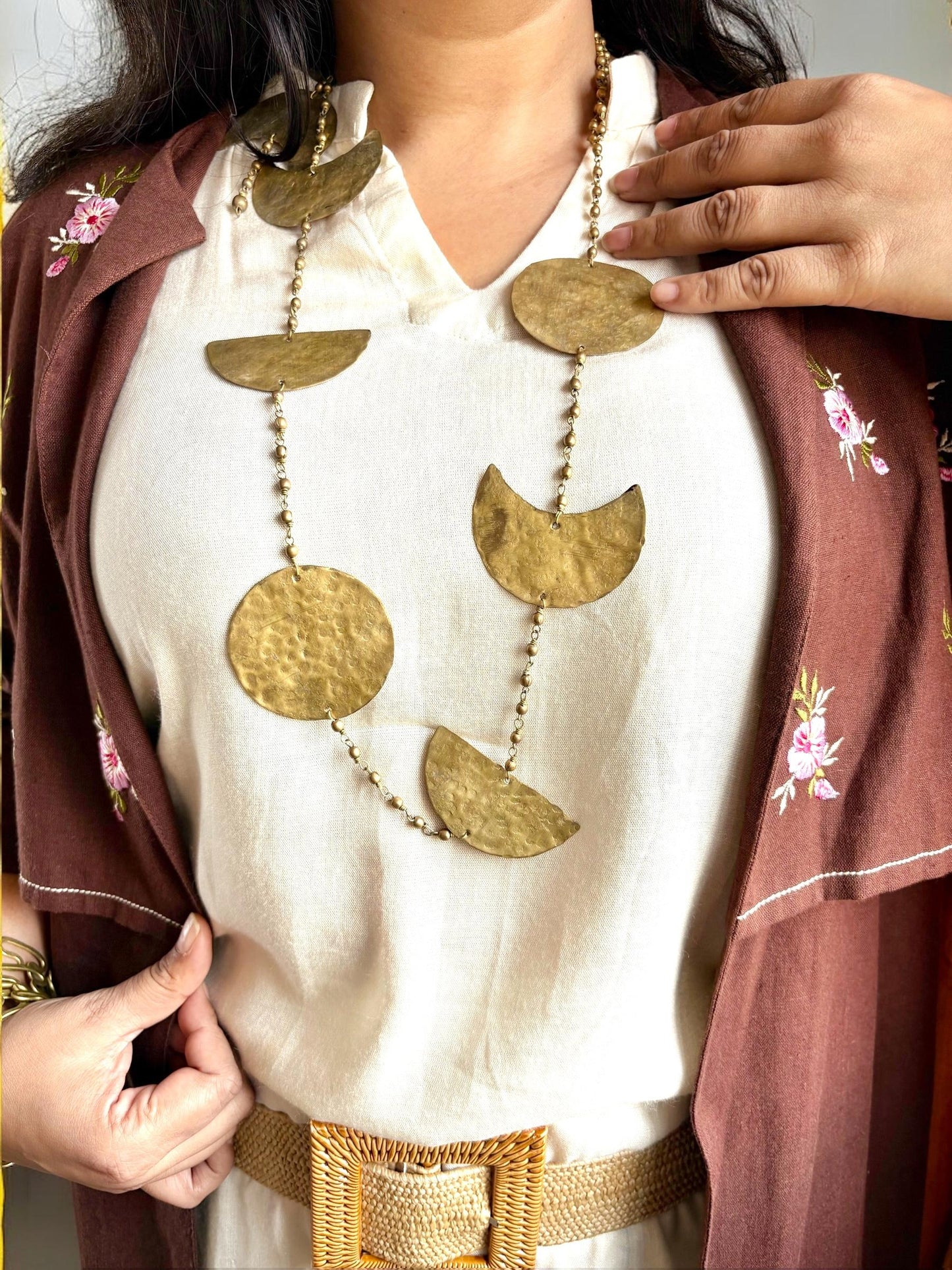 phases-of-the-moon-brass-statement-necklace