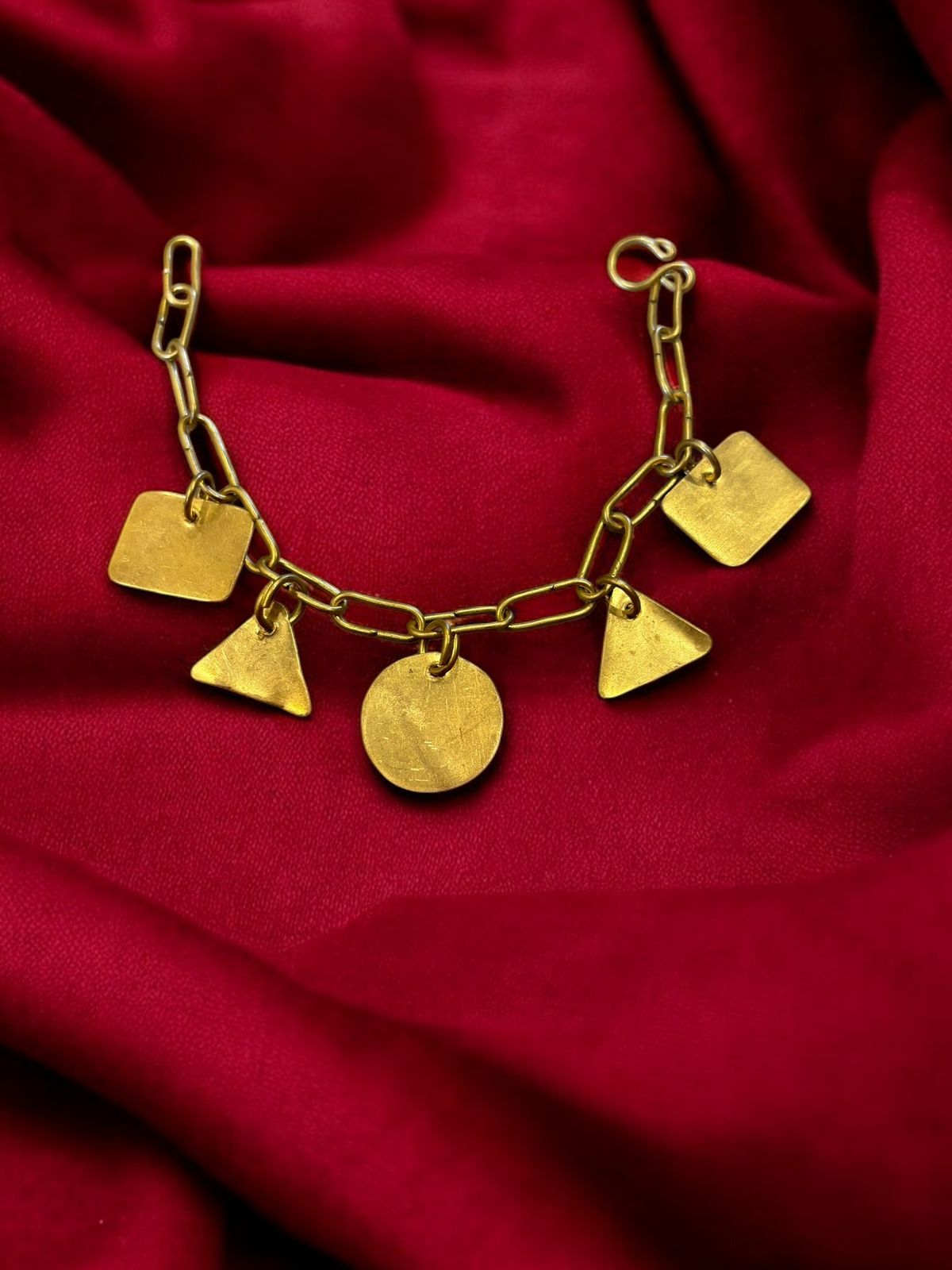 geometry-brass-chain-bracelet