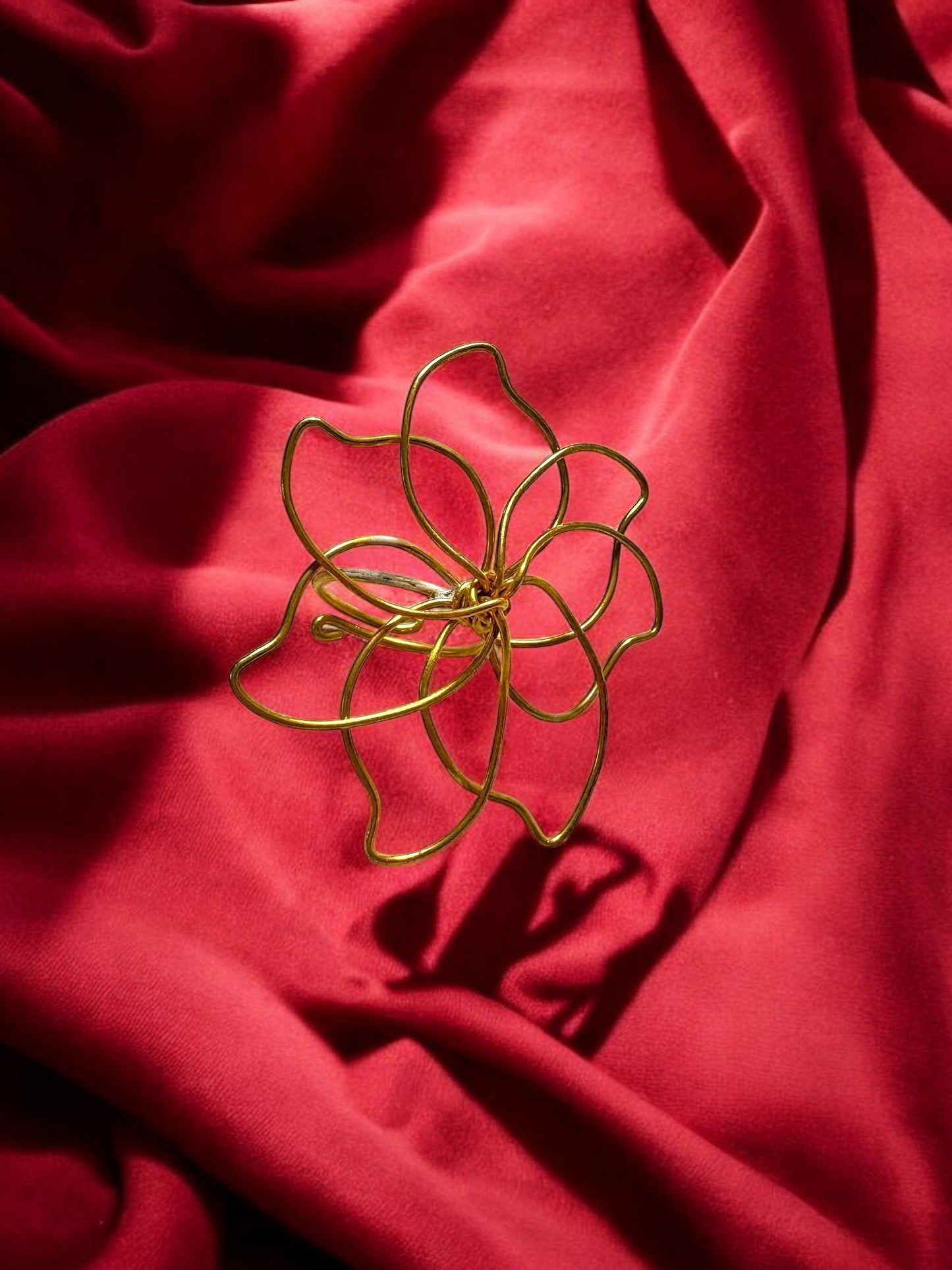 charki-flower-brass-ring