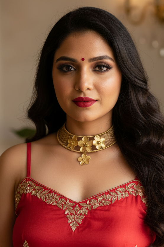 Baha Brass Hasli Necklace