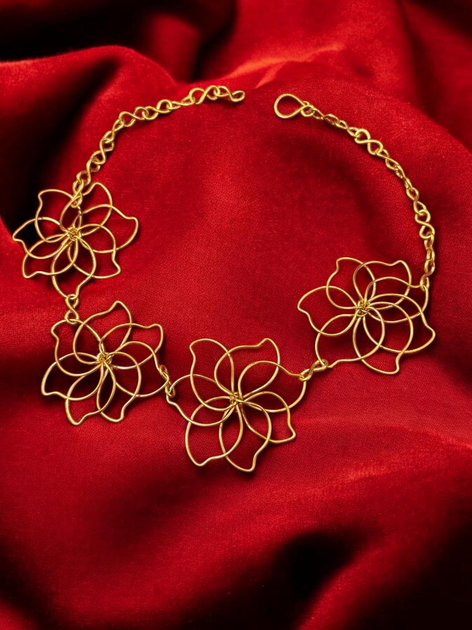 charki-flower-brass-necklace