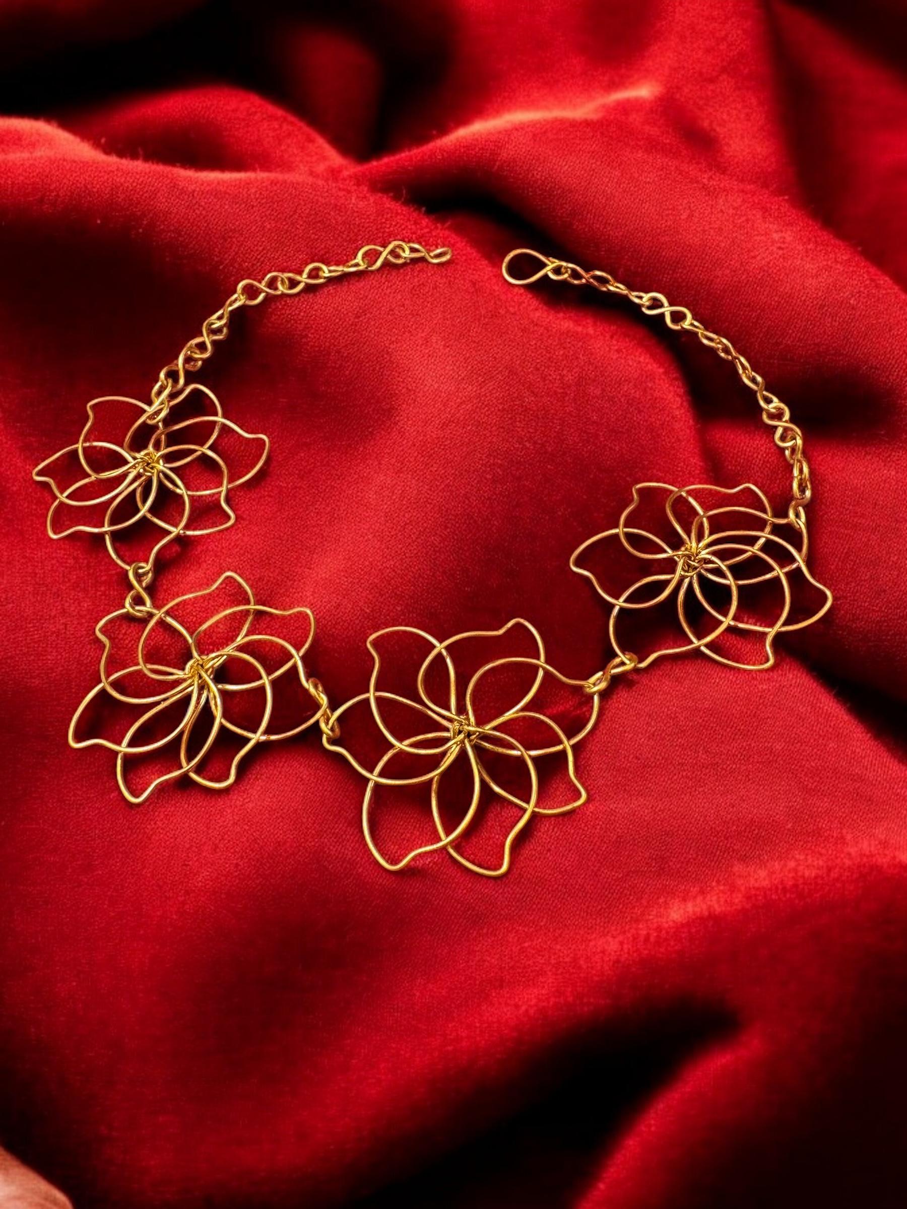 charki-flower-brass-necklace