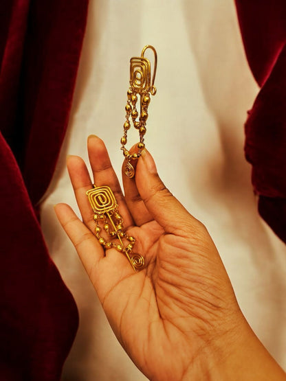 roma-chained-brass-earcuff-earrings