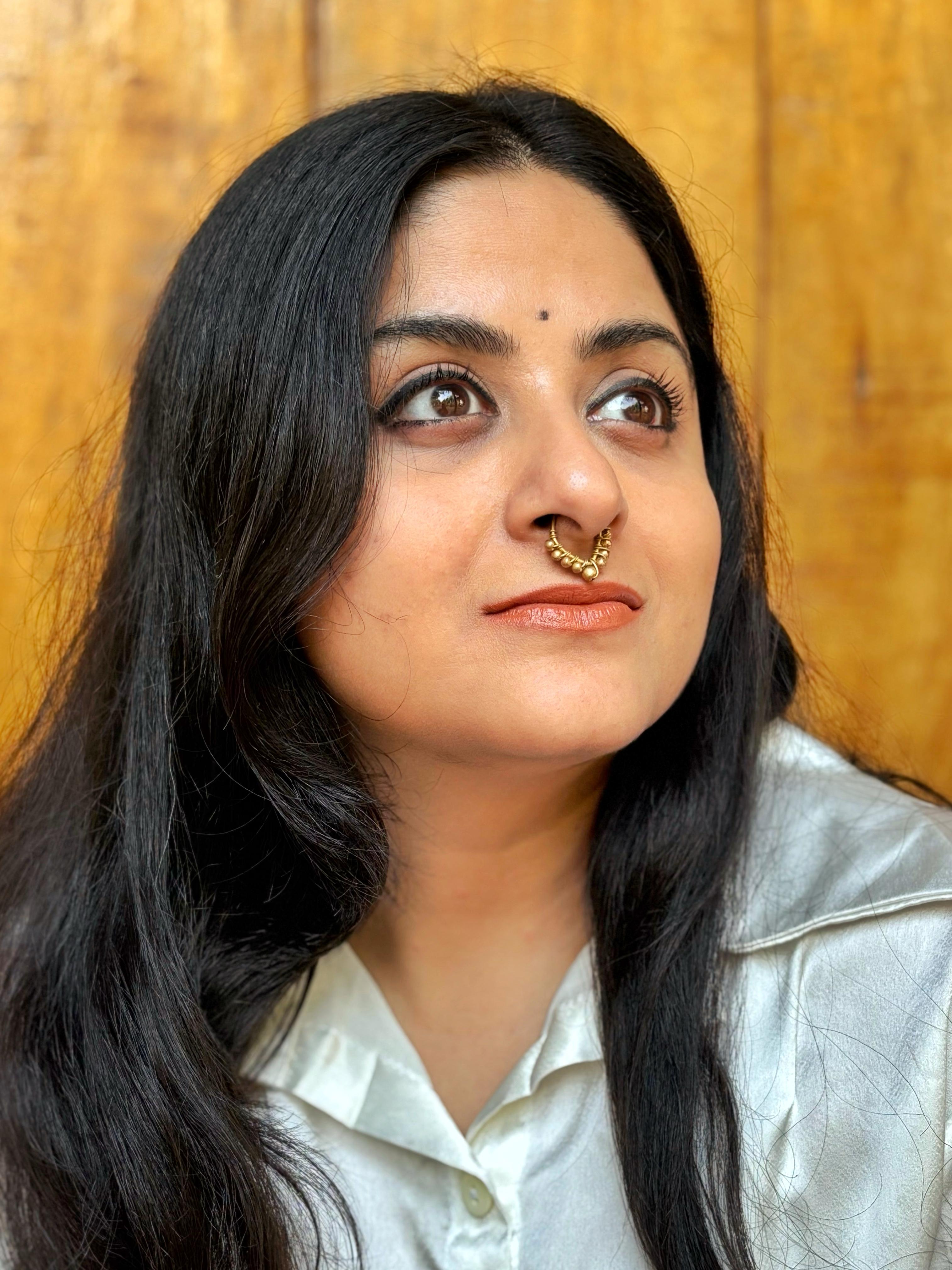 Boond Boond Boond Brass Septum Nose Ring – Quirky Kanya Brass Jewelry | FREE ...