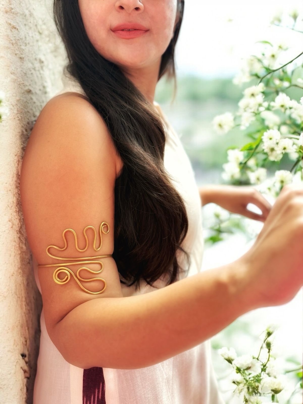 Eye of Horus Brass Armcuff