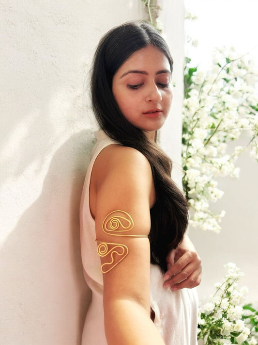 Eye of Horus Brass Armcuff