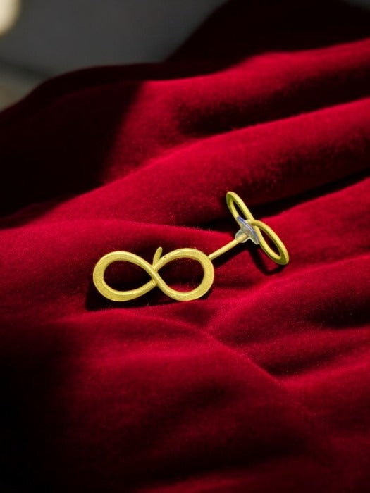 infinity-brass-stud-earrings