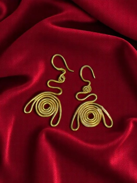 spiral-girl-brass-earrings