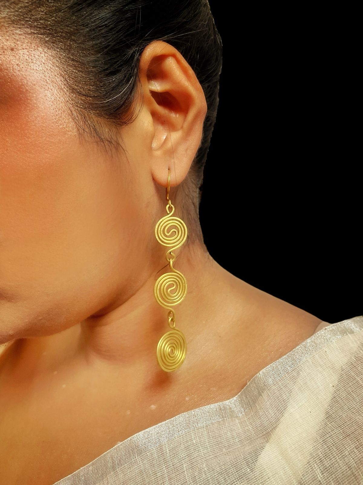 triple-spiral-brass-earrings