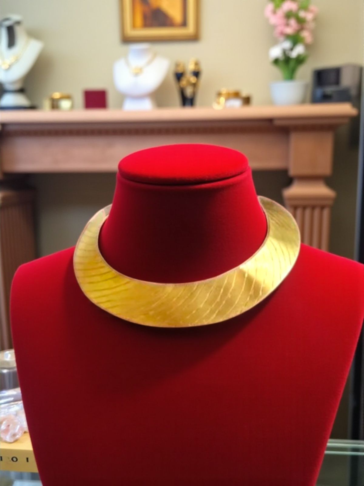 Isis Brass Hasli Necklace