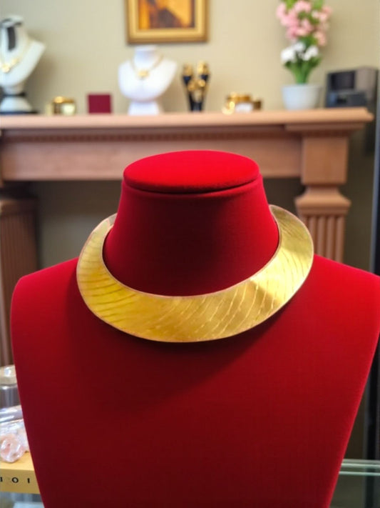 Isis Brass Hasli Necklace