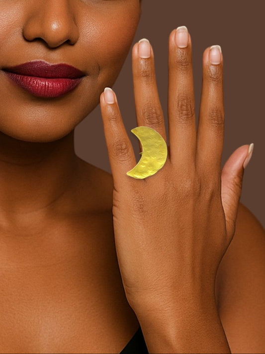 Big Moon Brass Ring