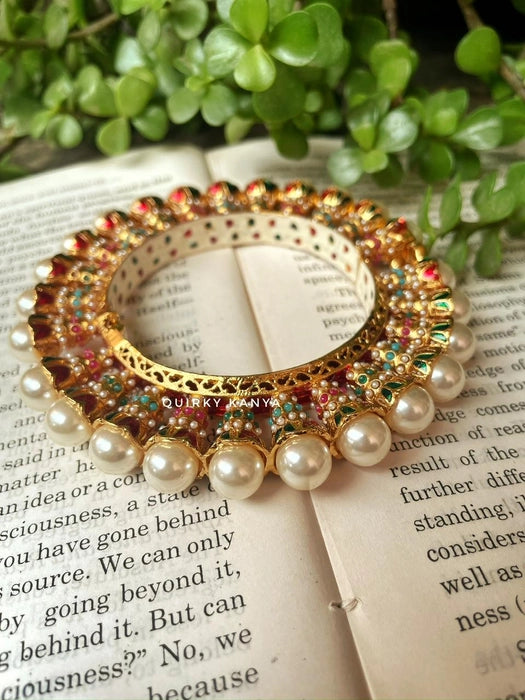 Sangini Statement Kundan Bracelet